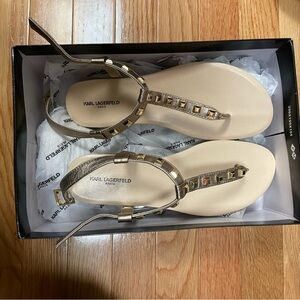Karl Lagerfeld sandals - Never worn, still in box!